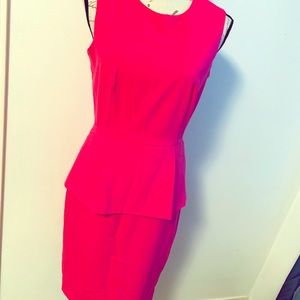 hot pink business dress